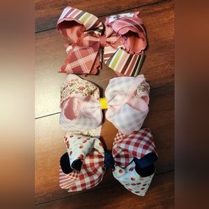 3 Large Matilda Jane Hairbows